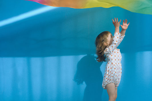 2026SS/swimwear block pink嬰童泳衣