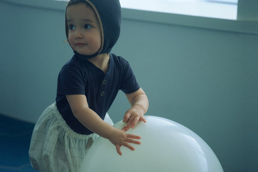 2026SS/jete short sleeve Henley Shirt亨利領連體衣兩色