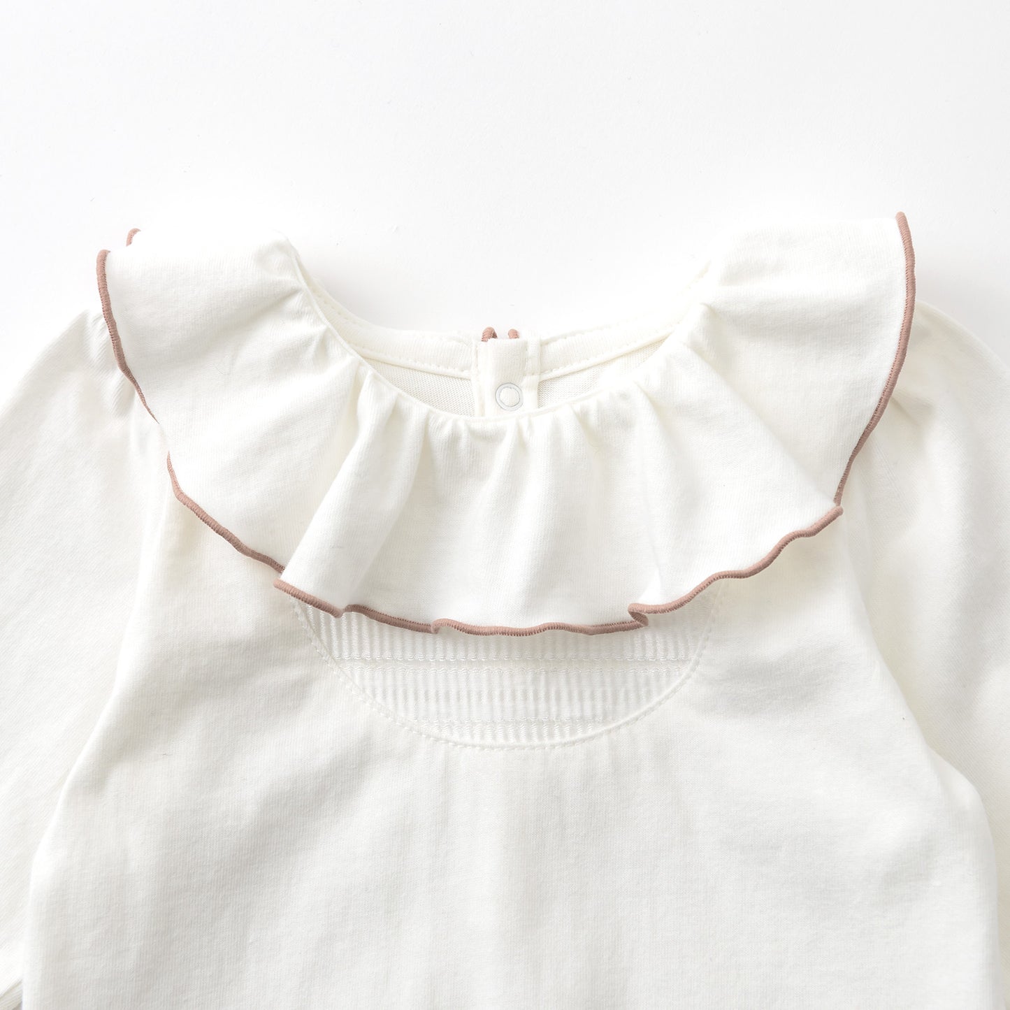 【2025AW】bodysuits pintuck frill針織荷葉邊連身衣