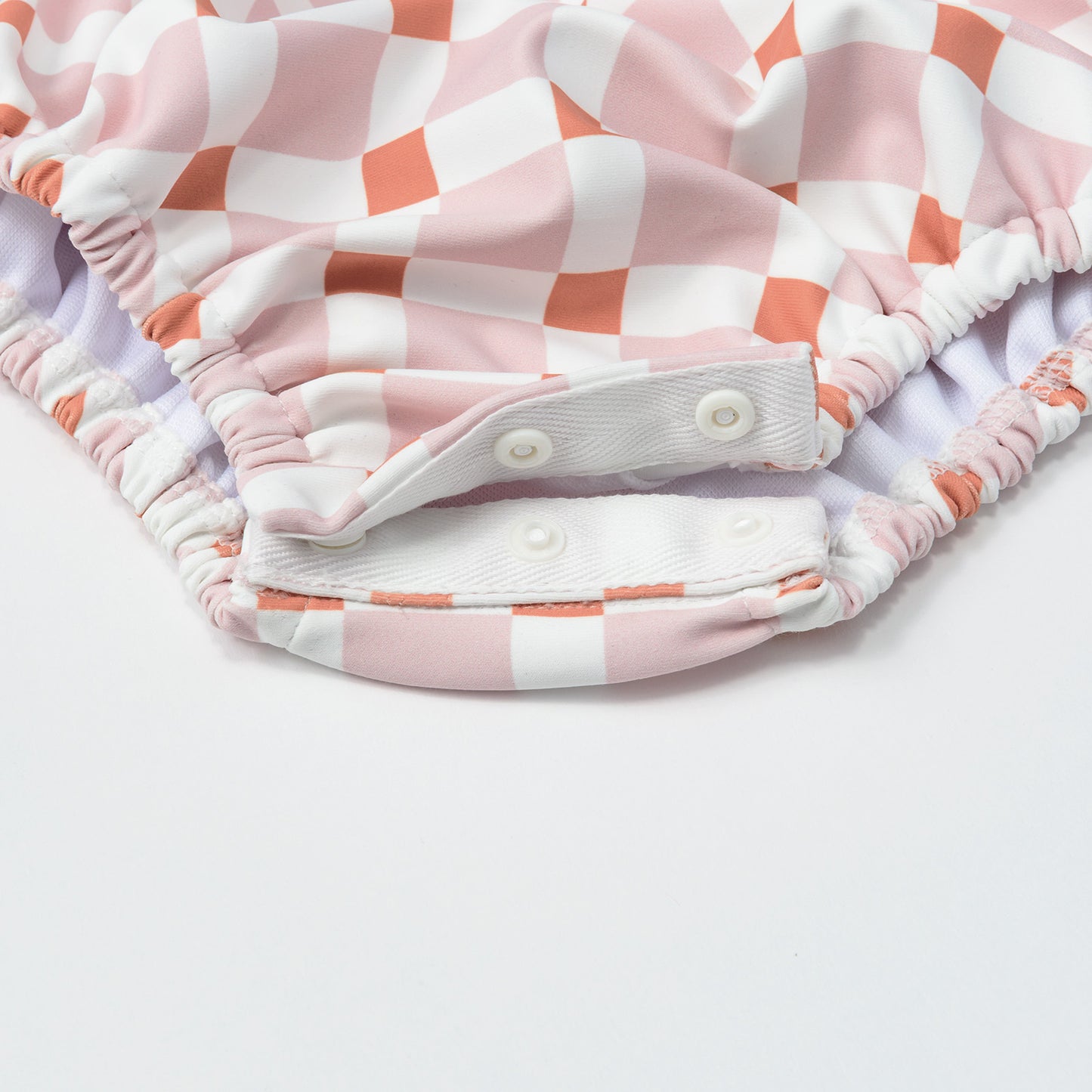 2026SS/swimwear block pink嬰童泳衣