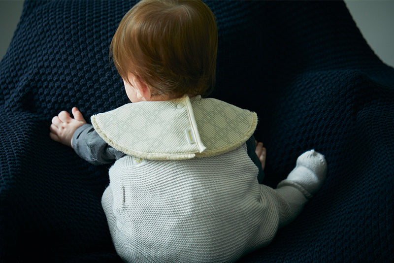 BIB/organic 6 fringe sage法國摩洛哥風格天然華夫格布料有機棉