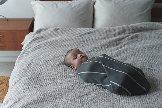 「日本製」okurumi 3 sumi針織襁褓毯子哺乳巾斗篷