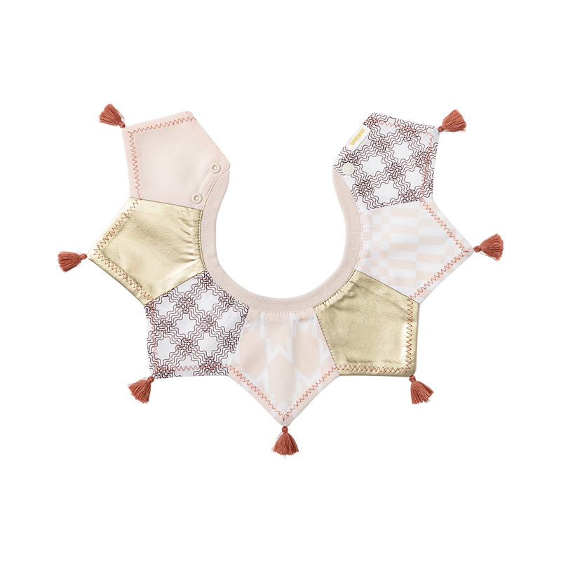 BIB/grid 2 piece poppy