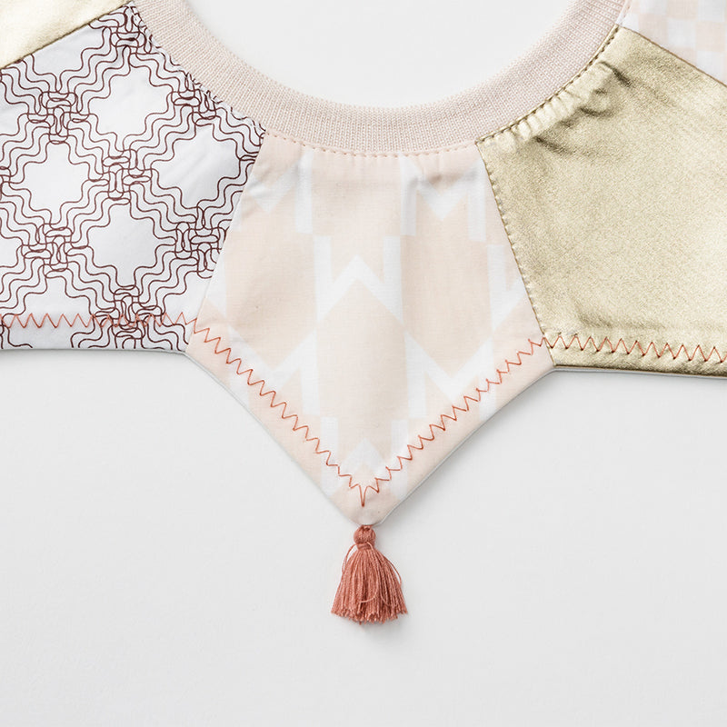 BIB/grid 2 piece poppy