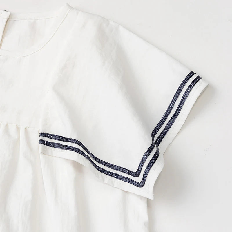 paddle dress 1 white白色水手風連身裙