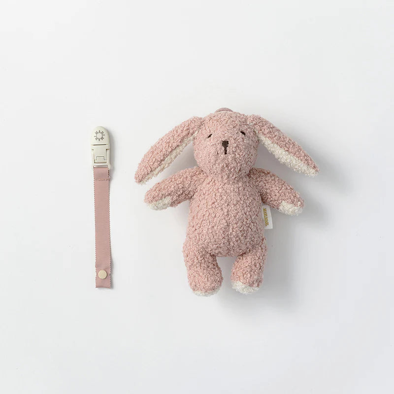 Multifunctional stuffed toy BFF+ rattle bunny兔子鈴鐺毛絨玩具玩偶新生兒禮物