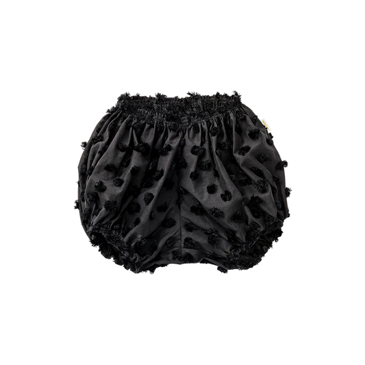 bloomers圓形黑色燈籠褲pompom black男女寶適用0~3歲