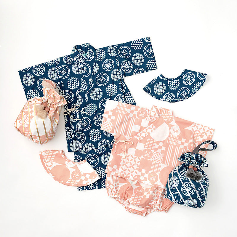 日本夏祭限定/jinbei squares beni和服套裝kimono