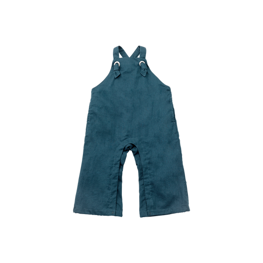 loisir salopette 2 peacock深藍色成長型背帶褲