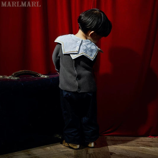 新年團圓系列限定/bib yuan 04 霽青嬰兒口水巾