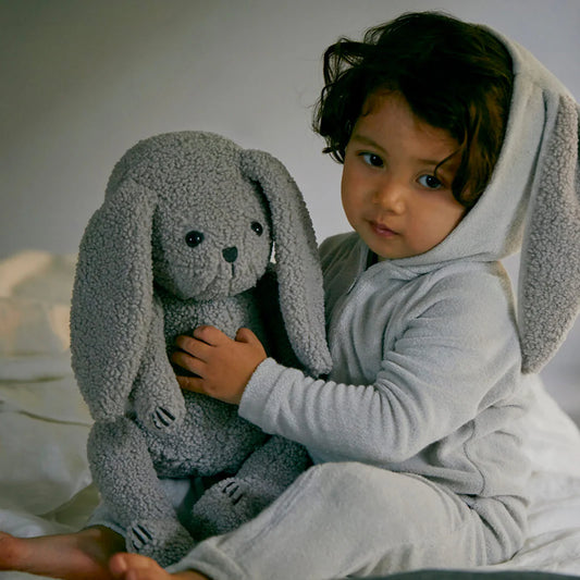 Multifunctional stuffed animal BFF+bunny 多功能毛絨兔子背包娃娃兩色