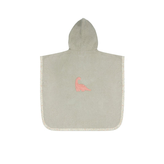 「🇨🇭Elly+lune」Piu Poncho Dusty Green-GOTS