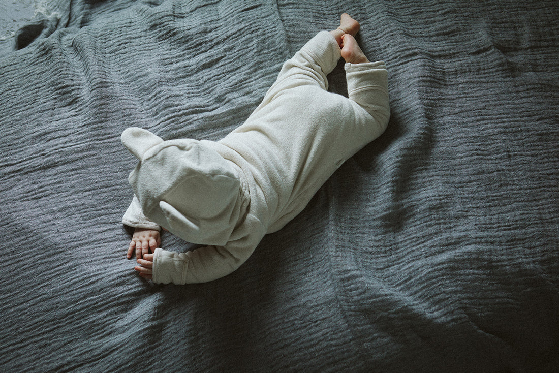 lullaby 4 bear 可愛泰迪熊連體衣睡衣兩色新生兒禮物