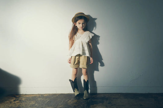 shorts二合一吊帶褲短褲freesize0-6歲男女寶適用