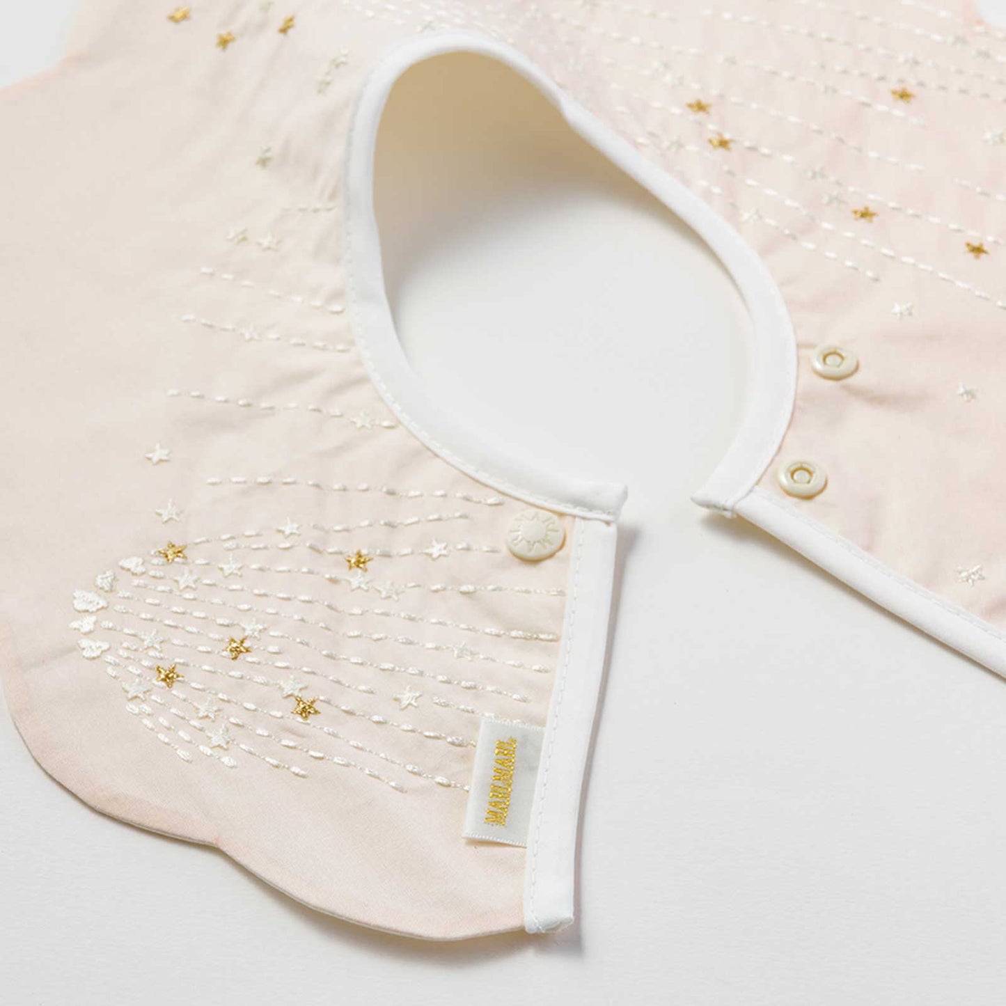 BIB/tamayura 1 tasokare日本製造流星刺繡口水巾圍兜