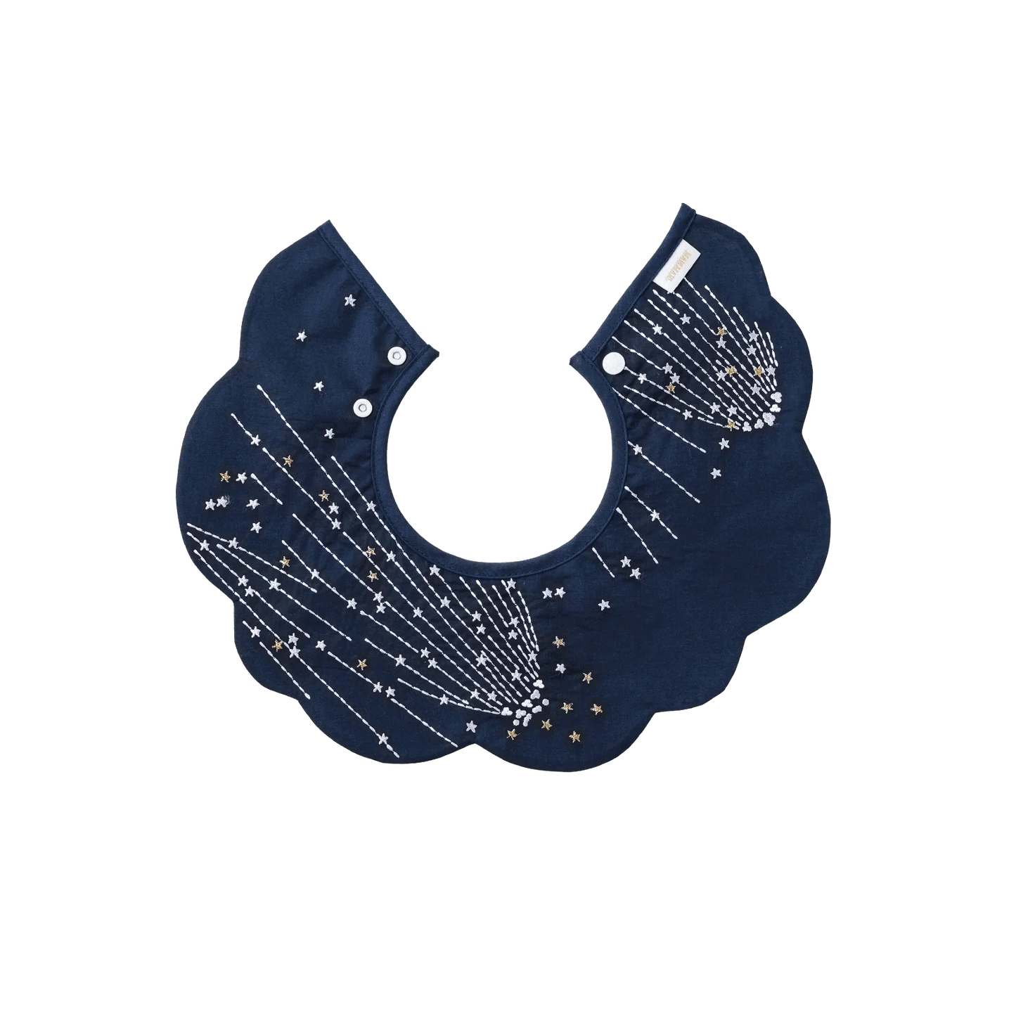 BIB/tamayura 4 gunjo日本製造流星刺繡口水巾圍兜