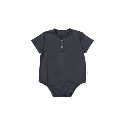 2026SS/jete short sleeve Henley Shirt亨利領連體衣兩色