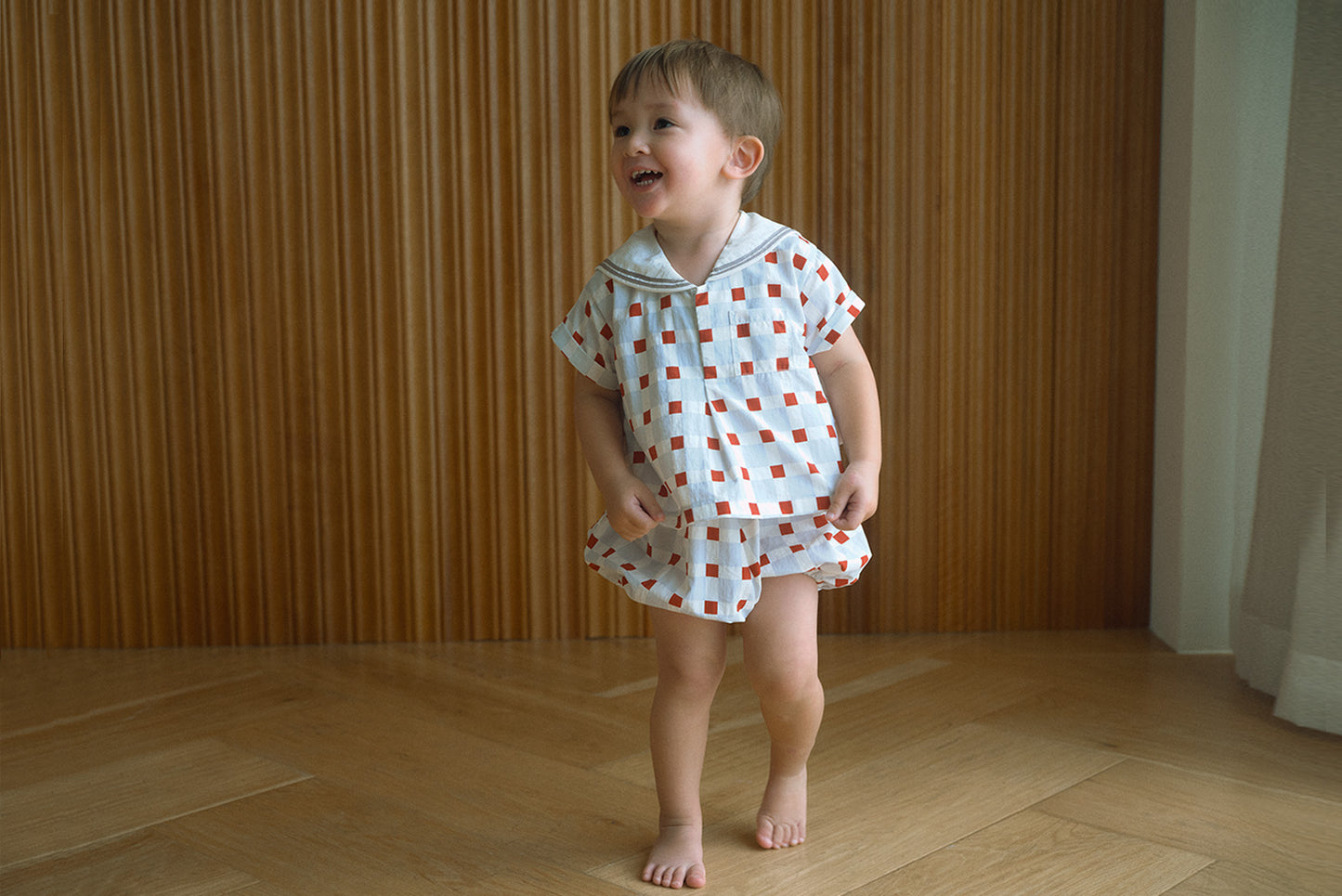 2026新色/PLAYWEAR paddle rompers block blue耐濕耐髒的水陸兩用連身衣