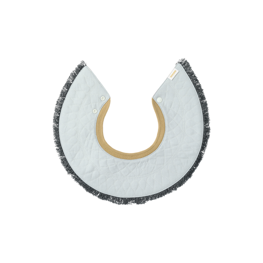 BIB/Grid 4 spectrum sage流蘇秋冬口水巾刻字