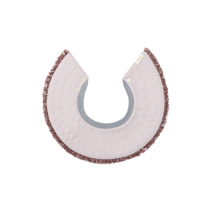 BIB/grid 1 spectrum lilac淡紫色流蘇秋冬口水巾刻字