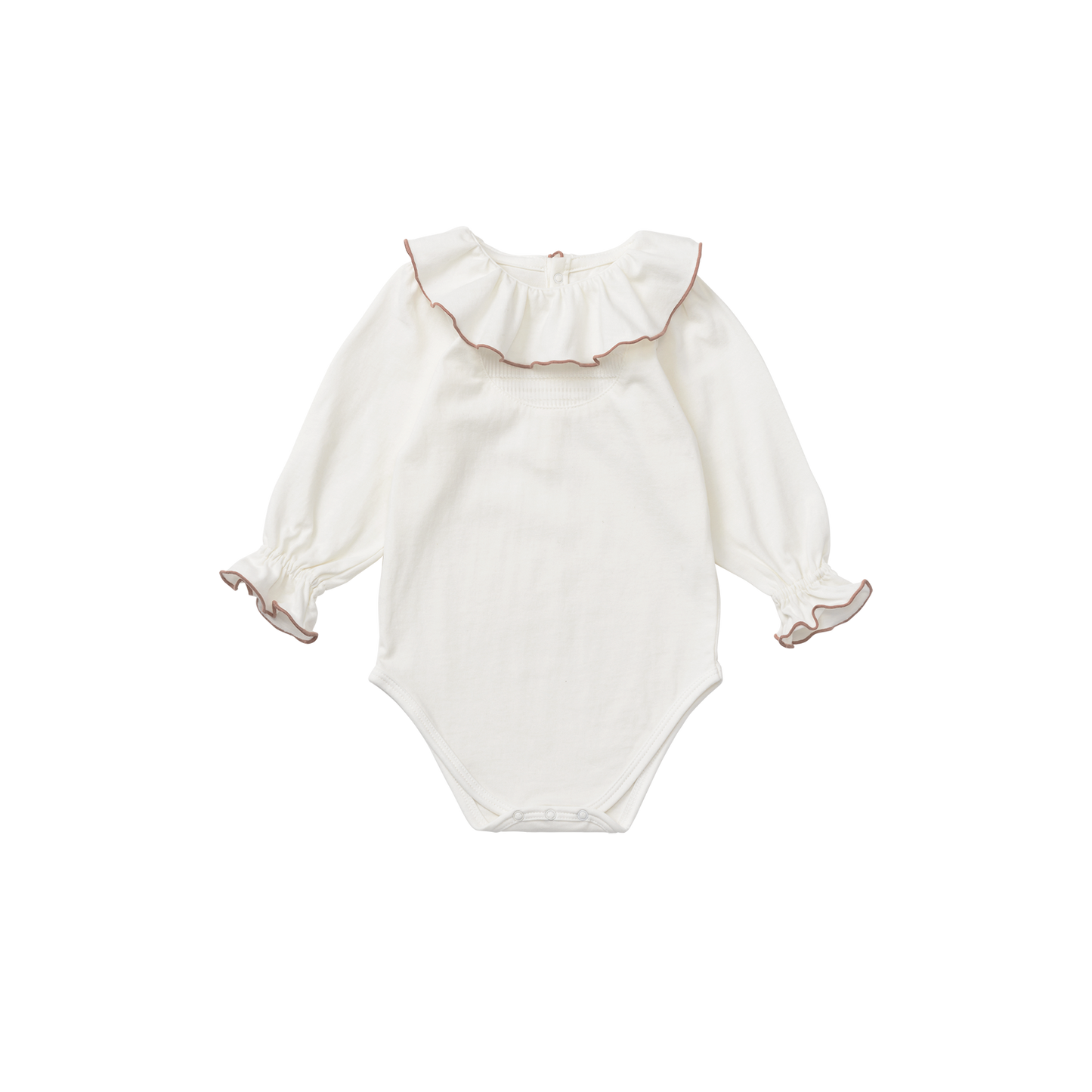 【2025AW】bodysuits pintuck frill針織荷葉邊連身衣