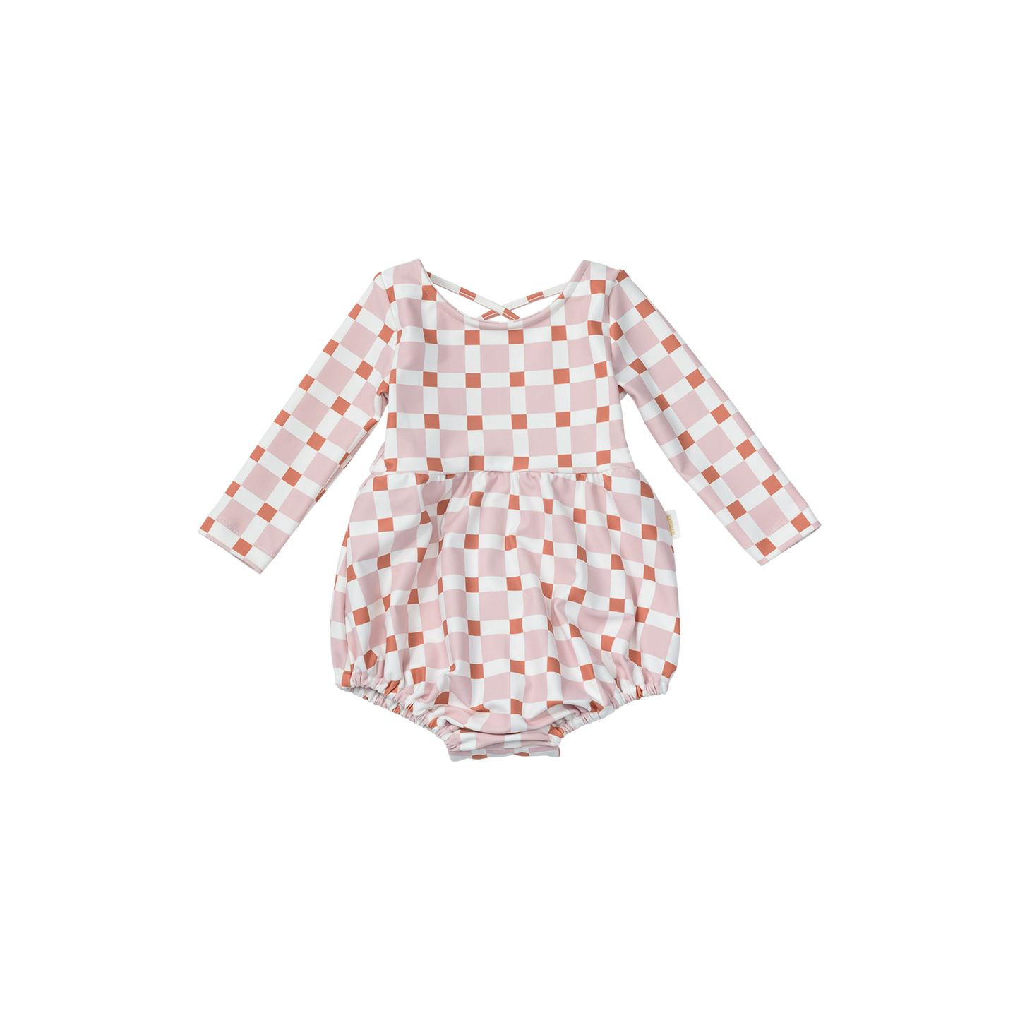 2026SS/swimwear block pink嬰童泳衣
