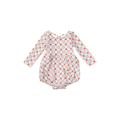 2026SS/swimwear block pink嬰童泳衣