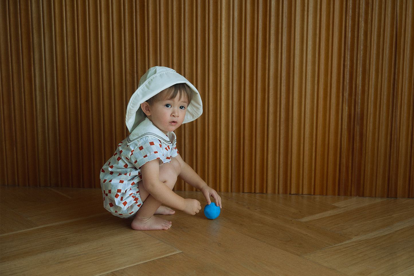 2026新色/PLAYWEAR paddle rompers block blue耐濕耐髒的水陸兩用連身衣