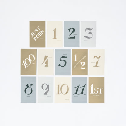 【2025AW】monthly card hope月齡卡套裝紀錄拍照必備