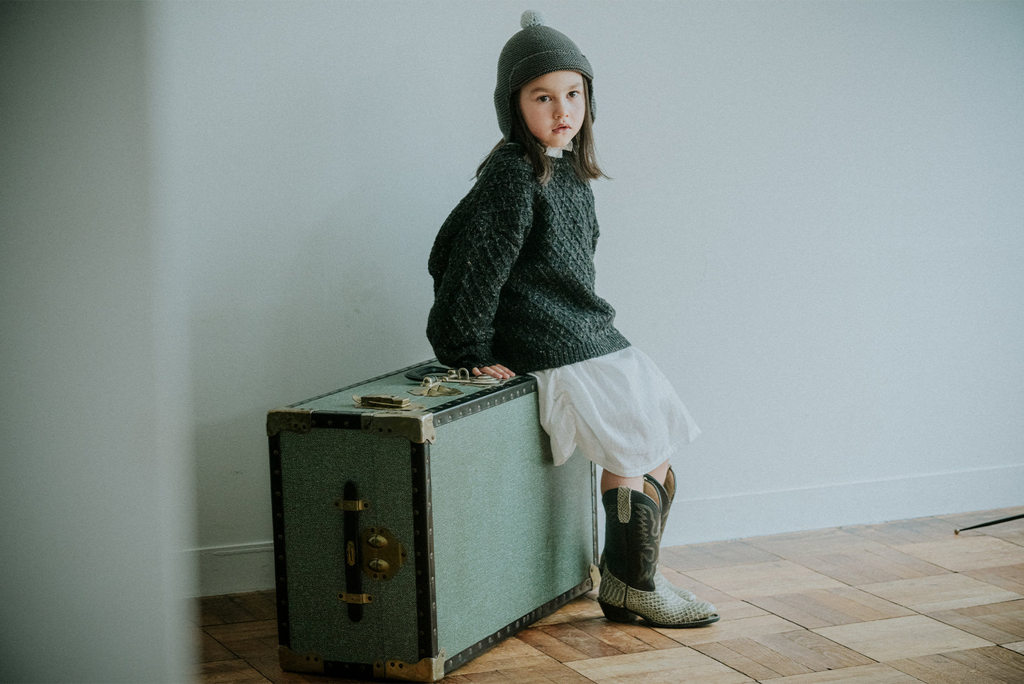 「日本製造」watch cap 針織帽2-5year