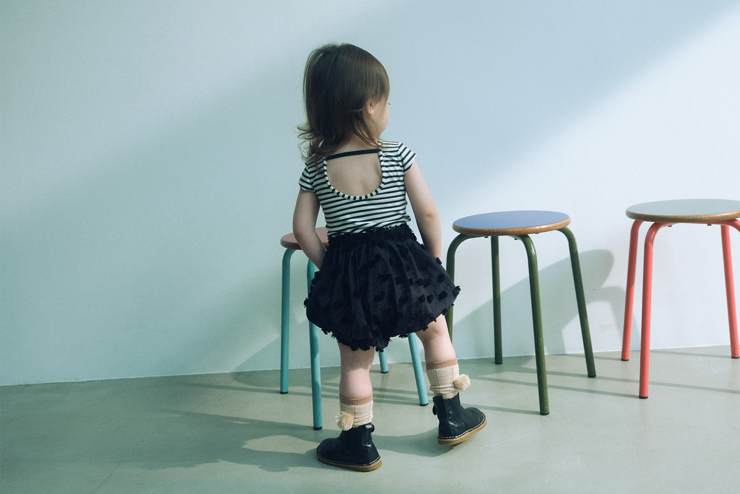 2026SS/prima cap sleeve border連體衣兩色