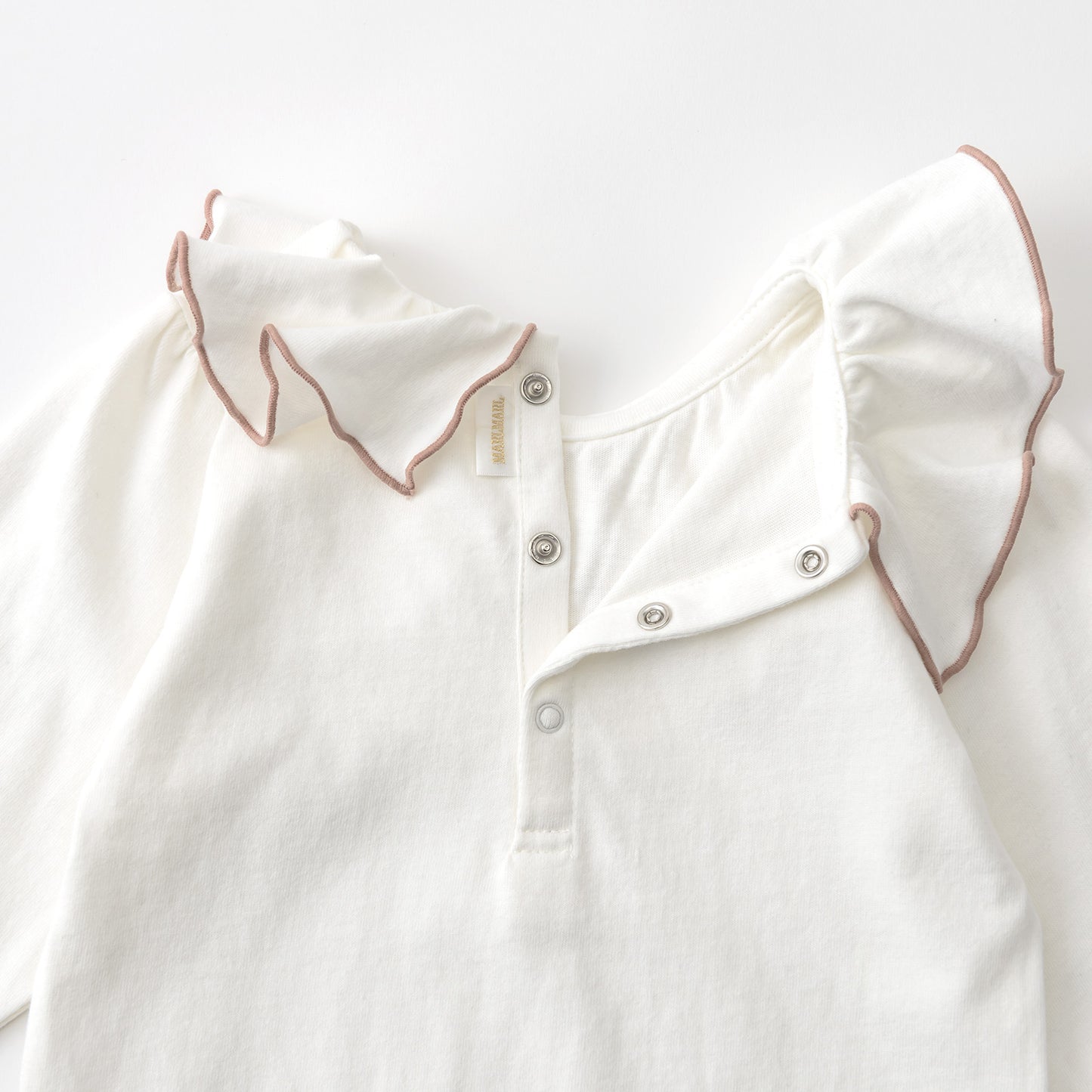 【2025AW】bodysuits pintuck frill針織荷葉邊連身衣