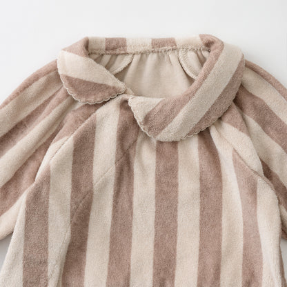 【2025AW】collon pink stripe連身衣0-1歲