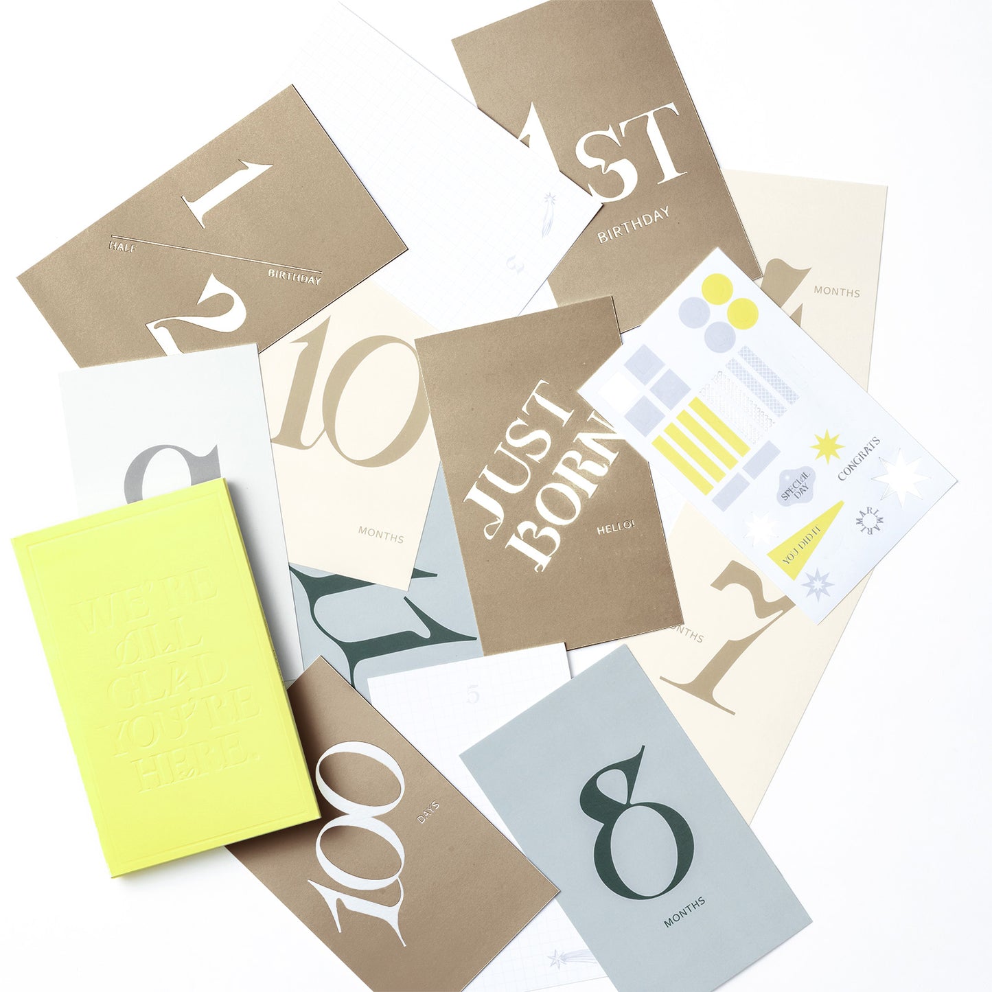 【2025AW】monthly card hope月齡卡套裝紀錄拍照必備