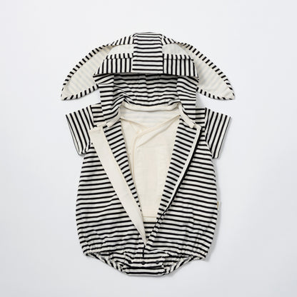 2026SS/lullaby half bunny border春夏兔子睡衣家居服帽子可拆卸