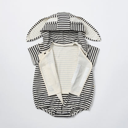 2026SS/lullaby half bunny border春夏兔子睡衣家居服帽子可拆卸