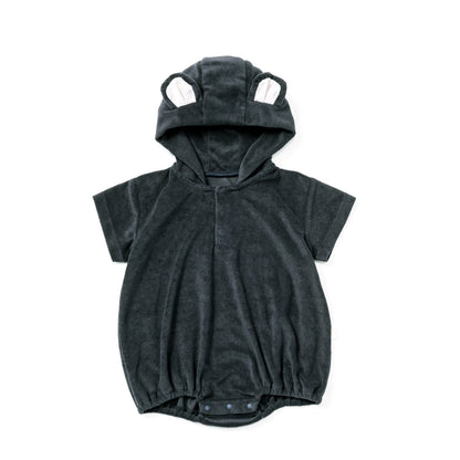 2026SS/lullaby half bear navy春夏小熊家居服深藍色帽子可拆卸