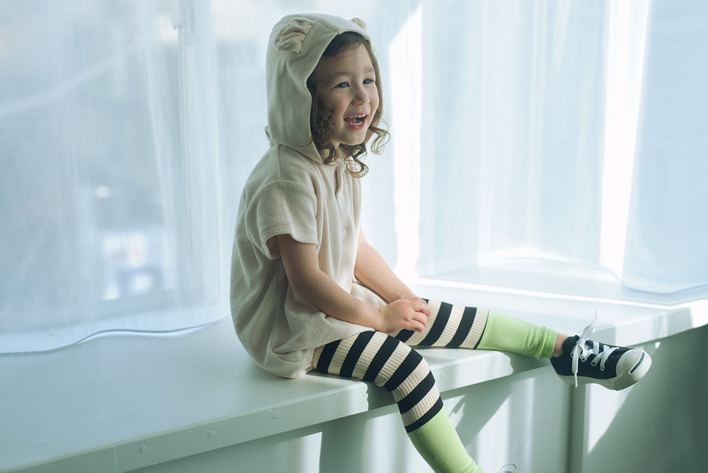 2026SS/lullaby half bear milk春夏小熊家居服帽子可拆卸