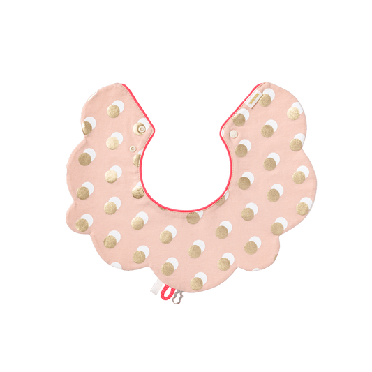 BIB/joujou 3 string pink粉色口水巾
