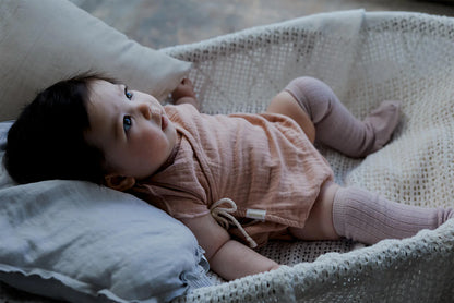 tous les jours box初生兒短袖內衣套裝組合送禮禮物2色