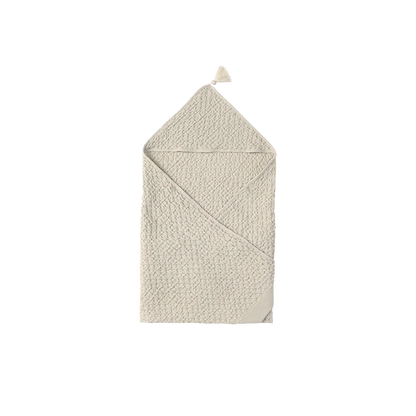 Organic hooded towel多用途華夫格毛巾毯子三色