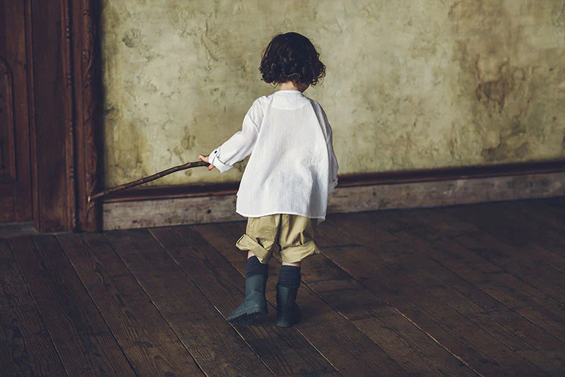 shirts 1 bosom white白色開領襯衫