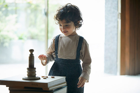 shirts 2 bosom beige開領襯衫