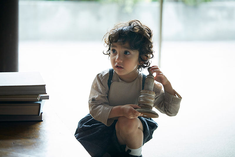 shirts 2 bosom beige開領襯衫