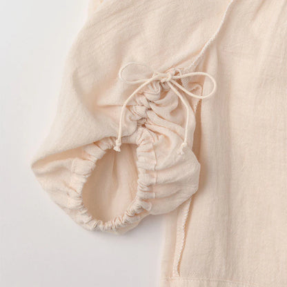 blouses 2 shirring pink粉色皺摺襯衫