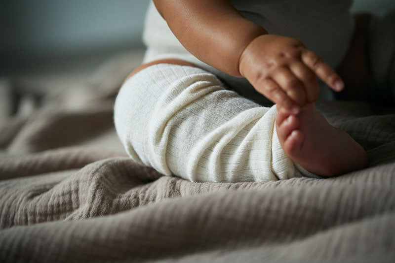 leg warmers 1 white棉質保暖腿套