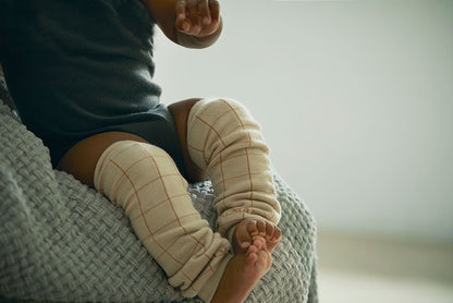 leg warmers 3 graph pink棉質保暖腿套0-2歲