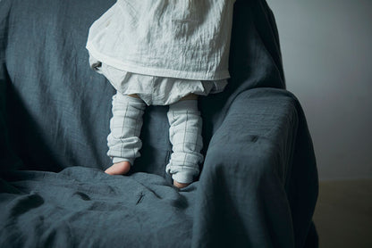 leg warmers 4 graph blue棉質保暖腿套0-2歲