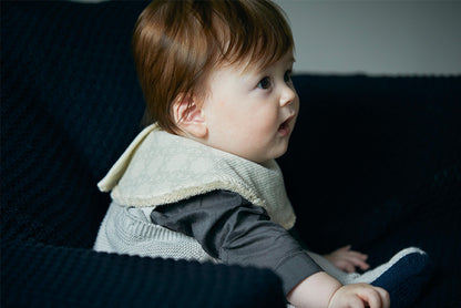 BIB/organic 6 fringe sage法國摩洛哥風格天然華夫格布料有機棉