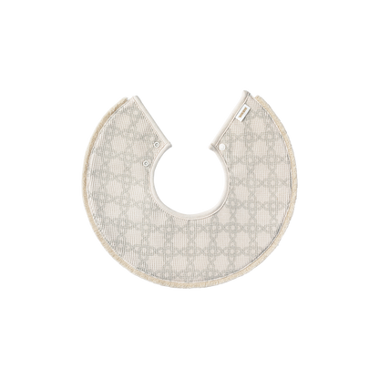 BIB/organic 6 fringe sage法國摩洛哥風格天然華夫格布料有機棉